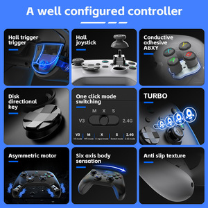 All'ingrosso G6 Multi piattaforma eSport Gamepad senza fili BT gioco Joystick Controller per Swtich2/Android/iOS/PC/vapore - Product Image 3
