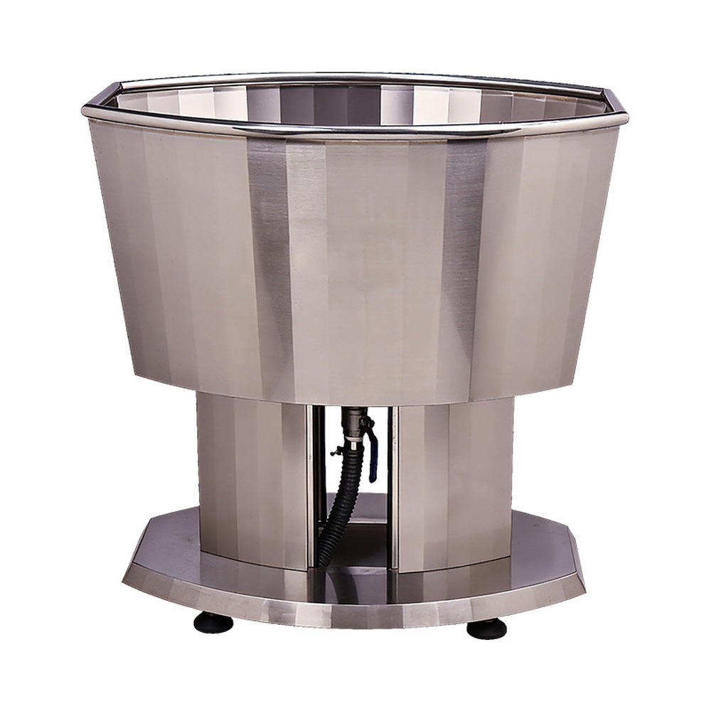 Stainless steel boat-shaped SPA bathtub