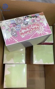 JM toptan Pop Mart canavar heyecan verici Macaron peluş oyuncak vinil yüz kör kutu - Product Image 6