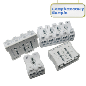 P02-2 Quick <strong>Connect</strong> 2-Pole <strong>Spring</strong> Push-in Type <strong>Terminal</strong> <strong>Block</strong> Wire Connector Mini <strong>Terminal</strong> Quick Connector - Product Image 4