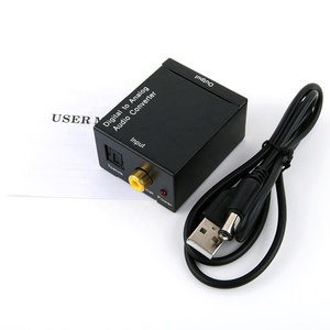3,5 Mack ACK 2 * RCigigital a Analog udio onverter mmplifier ecoecoder tical ptical Fiber ooaxial igignal to Atereo udio ddapter - Product Image 3