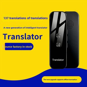 G6便携式实时智能语音翻译器全新设计，70种外语AI OLED显示屏安卓操作系统WiFi和BT - Product Image 2