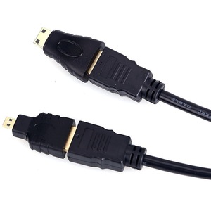 1,5 M 3-en-1 HDMI macho a macho HDTV 1,4 Cable con Micro HDMI Mini adaptador para cámara de altavoz de monitor de computadora - Product Image 2
