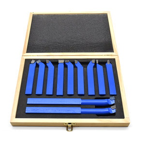 11 个碳化钨钎焊尖曲柄车削和面临车床工具 - Product Image 1