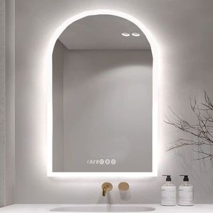 LED Illuminated Arched Backlit Bathroom Vanity <strong>Mirror</strong> <strong>with</strong> Light and <strong>Defogger</strong> - Product Image 1