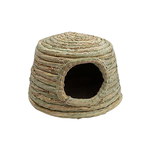 El yapımı doğal çevre dostu Seagrass tavşan evi toptan tavşanlar ve evcil hayvanlar için çadır şeklinde Pet oyuncak - Product Image 4