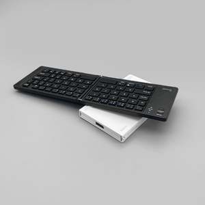 Venta caliente BT Teclado de oficina plegable inalámbrico Delgado Mini Diseño plegable de dos pliegues portátil Tipo C Puerto de carga 2017 Nuevo - Product Image 6