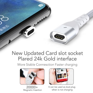 High Quality Magnetic Cable <strong>2</strong> <strong>in</strong> <strong>1</strong> Magnetic Phone Charging Cable for Android Type C Micro Stock - Product Image 2