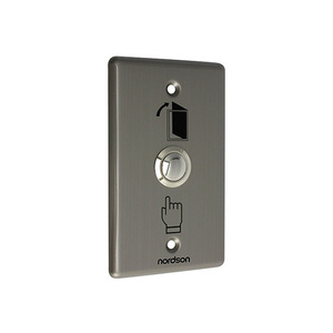 Pulsante di arresto di emergenza dell'elevatore pulsanti di accesso alla porta di controllo del pulsante di uscita in metallo interruttori a spinta aperti - Product Image 3