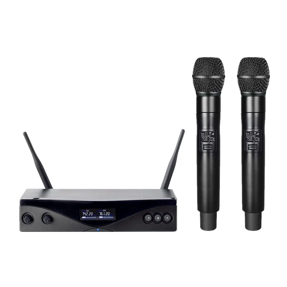 G-7 G-8 Double canaux UHF sans fil micro Maison Micro microphone de Musique