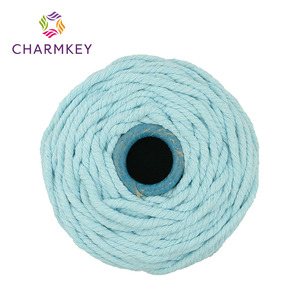 High Quality Twisted String Rope Macrame <strong>Twine</strong> Cord 100% Recycled Cotton <strong>Yarn</strong> for Knitting Hands - Product Image 5