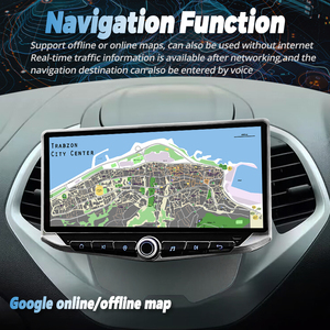 Ford FIGO KA 2015 2016 2017 2018 için Android 13 araba radyo multimedya oynatıcı navigasyon hiçbir 2din DVD Stereo kafa ünitesi WIFI ekran - Product Image 5