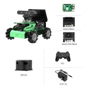 AI-betriebener Sandbox-Roboter mit <span class=keywords><strong>Raspberry</strong></span> <span class=keywords><strong>Pi</strong></span> 5, G4 Radar SLAM und Sprach befehlen