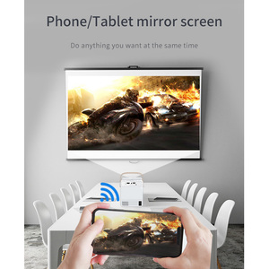 Yineleme CY303 akıllı taşınabilir mini projektör motorlu düzeltme hd-mi 5g WiFi ile çocuklar projektör - Product Image 3