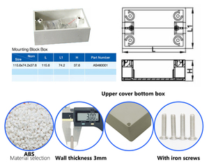 High Quality PVC Electricalal Pipe Fittings One <strong>Way</strong> Deep J/B - Product Image 4
