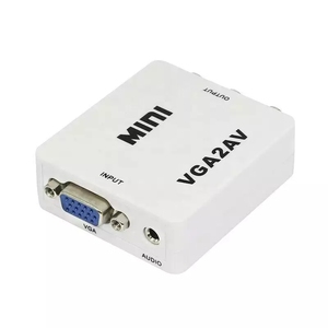 Convertidor de Mini VGA a AV RCA, Adaptador de Audio VGA2AV de 1080mm para ordenador a TV, Full HD, 3,5 P, gran oferta - Product Image 4