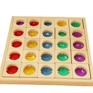 High-Transparent Rainbow Acrylic Wood <strong>Rubik's</strong> Building Block Set Kids Educational DIY <strong>Toy</strong> for Assembly Light-Transmitting Gem - Product Image 6