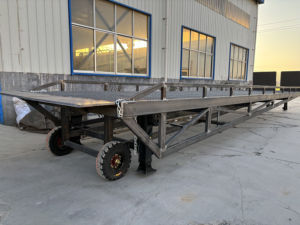 CE mobile Bordbrücke manuelle Power-G Gabelstapler-Ladungsrampe gebrauchte Hubplattform Container-Ladung Entladung Aufbewahrungsdock - Product Image 3