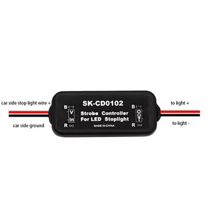 <strong>GS</strong>-100A Flash Strobe Controller for Car LED Brake <strong>Light</strong> Stop Lamp DC 12-24V Short Circuit Protection CD0100 CD0101 CD0102 - Product Image 4