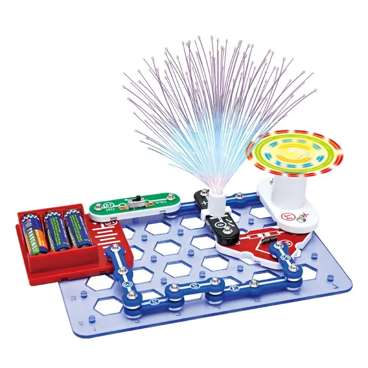 Giocattolo elettrico del gambo del gioco dei blocchi elettronici dei giocattoli del circuito elettrico di DIY per l'oem su ordinazione educativo dei bambini