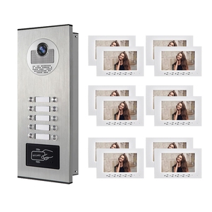 Videocamera di sicurezza con sistema di interfono del monitor videocitofono 12 unità - Product Image 3