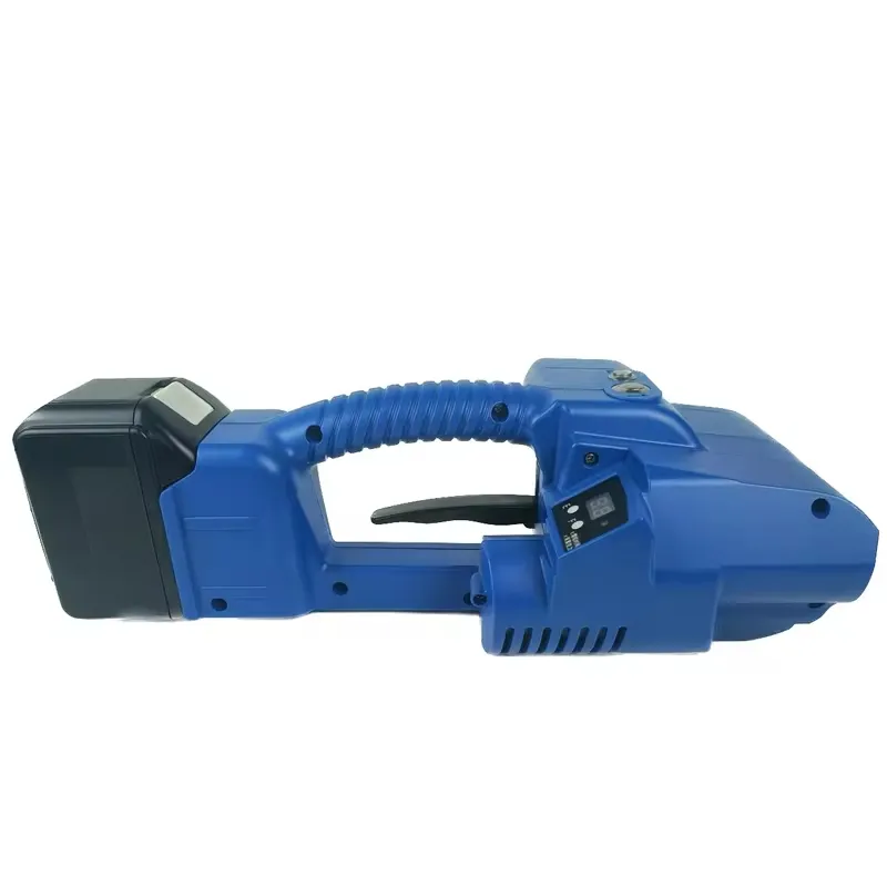 휴대용 전기 스트래핑 기계 마찰 용접 플라스틱 스트랩 용 자동 휴대용 조정 가능한 장력 스트래핑 도구