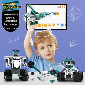 612 шт. приложение программируемый rc управление робот игрушка стволовых DIY строительный набор интеллигентая (ый) изменение модель строительные блоки детские игрушки для подарка
