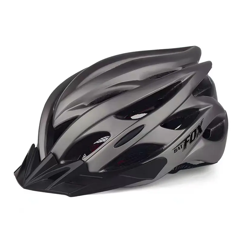 Nuovo casco da bicicletta LED luce ricaricabile intergralmente-stampo ciclismo casco sicuro Sport Mountain Road riding Bike casco per adulti