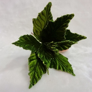 Poinsettia Pick <span class=keywords><strong>Holly</strong></span> yaprak şekli ve çiçek pullu noel dekorasyon malzemeleri yılbaşı ağacı