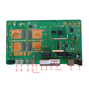 Openwrt 4pcs Sim Card Slot Router 4G 5G Dual Core Enterprise Router Firewall Network VPN Gateway Quad SIM Card CPE <strong>Modem</strong> - Product Image 2