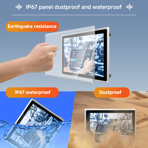 Ordenador todo en uno integrado/de montaje en pared industrial IP67 impermeable J1900 J6412 CPU panel táctil capacitivo PC - Product Image 3