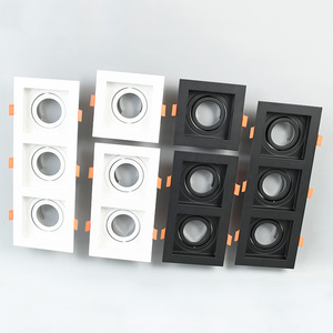 Modern <strong>Square</strong> Recessed <strong>Led</strong> Downlight <strong>5w</strong> 7w 9w 12w Indoor GU10 Fixture MR16 Downlight Housing Frame Round Ceiling Spot Light - Product Image 6