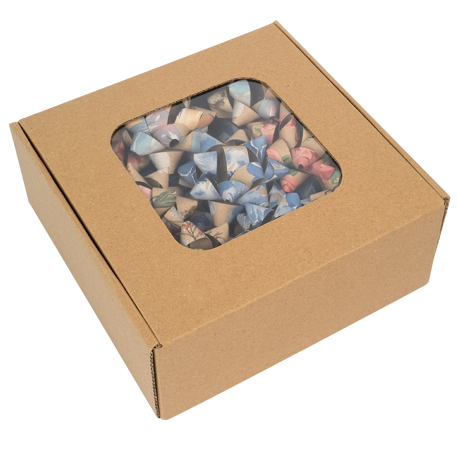 Star-shaped floral airplane box (24 flowers)