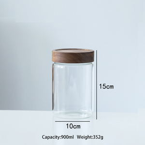 食品保存用ガラス瓶140ml 180ml 250ml 280ml 300ml 360ml 400ml 520mlパスタ保管用 - Product Image 3