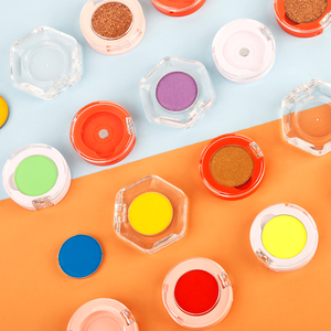 อายแชโดว์แวววาวแบบด้านเดียวฉลากส่วนตัวอัดเม็ดสีสูง - Product Image 5