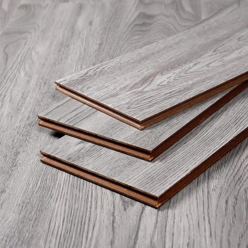 Hotel Laminate Flooring Waterproof SPC Flooring Fireproof Durable Luxury Vinyl Wood Plastic Flooring