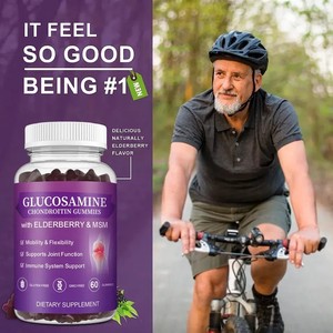 <span class=keywords><strong>Glucosamine</strong></span> Chondroïtine MSM Gummies Saveur de sureau Vitamines pour adultes Pas pour les nouveau-nés ou les femmes enceintes Prêt à expédier - Product Image 5