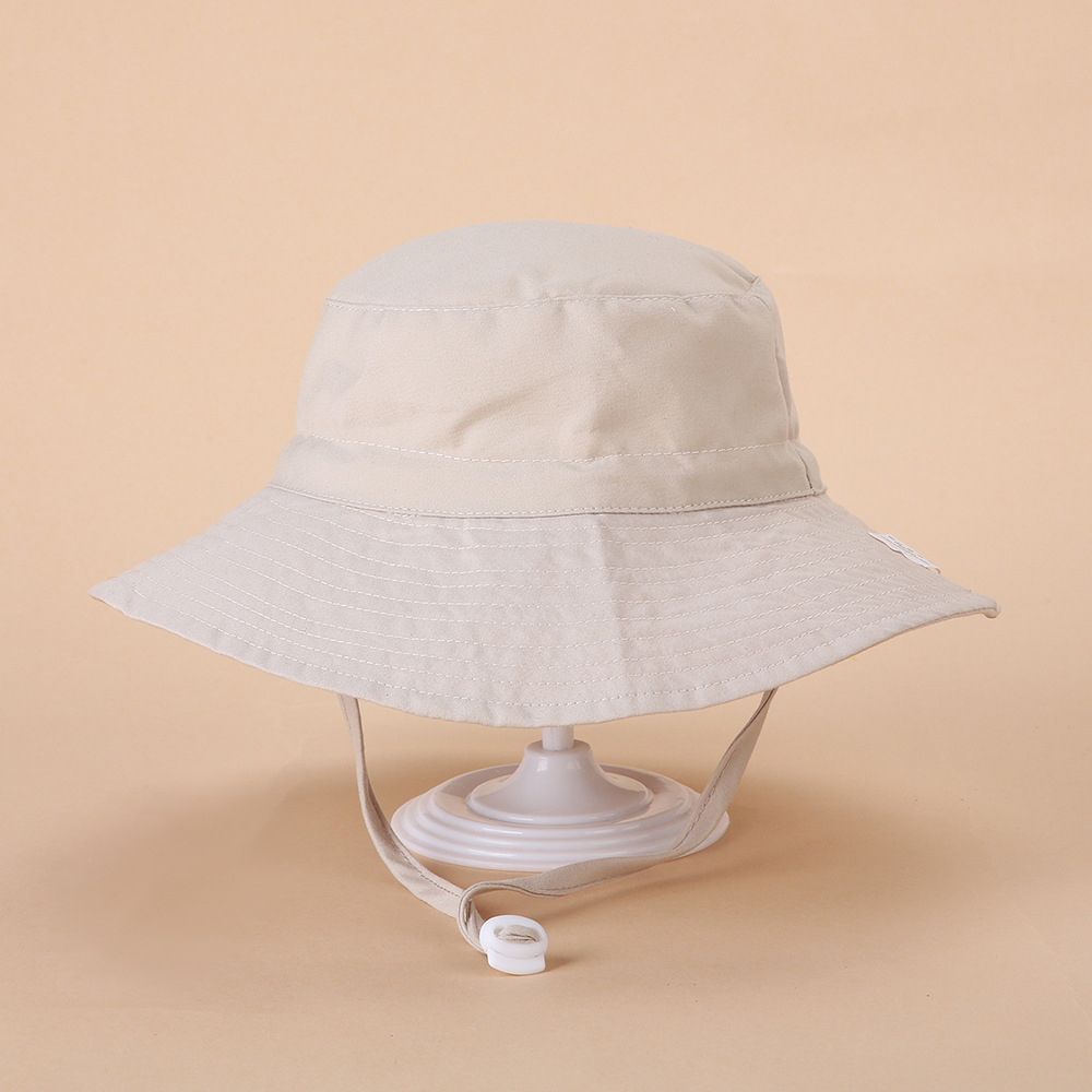 Beige Baby bucket hat Beach Hat