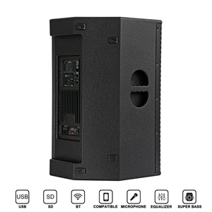 Altavoz PA activo de 4800W de 15 pulgadas DSP BT MP3 TWS Mezclador de 2 canales 142dB SPL 2 bandas EQ Salida de línea USB para eventos de sonido en vivo - Product Image 4
