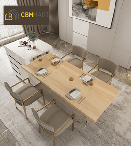 现代餐桌岛吧台现代厨柜厨房早餐桌 - Product Image 1
