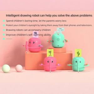 ロボットロボット自動絵画学習インテリジェントマシン玩具教育斜め漫画描画 & 言葉スペルロボット - Product Image 2