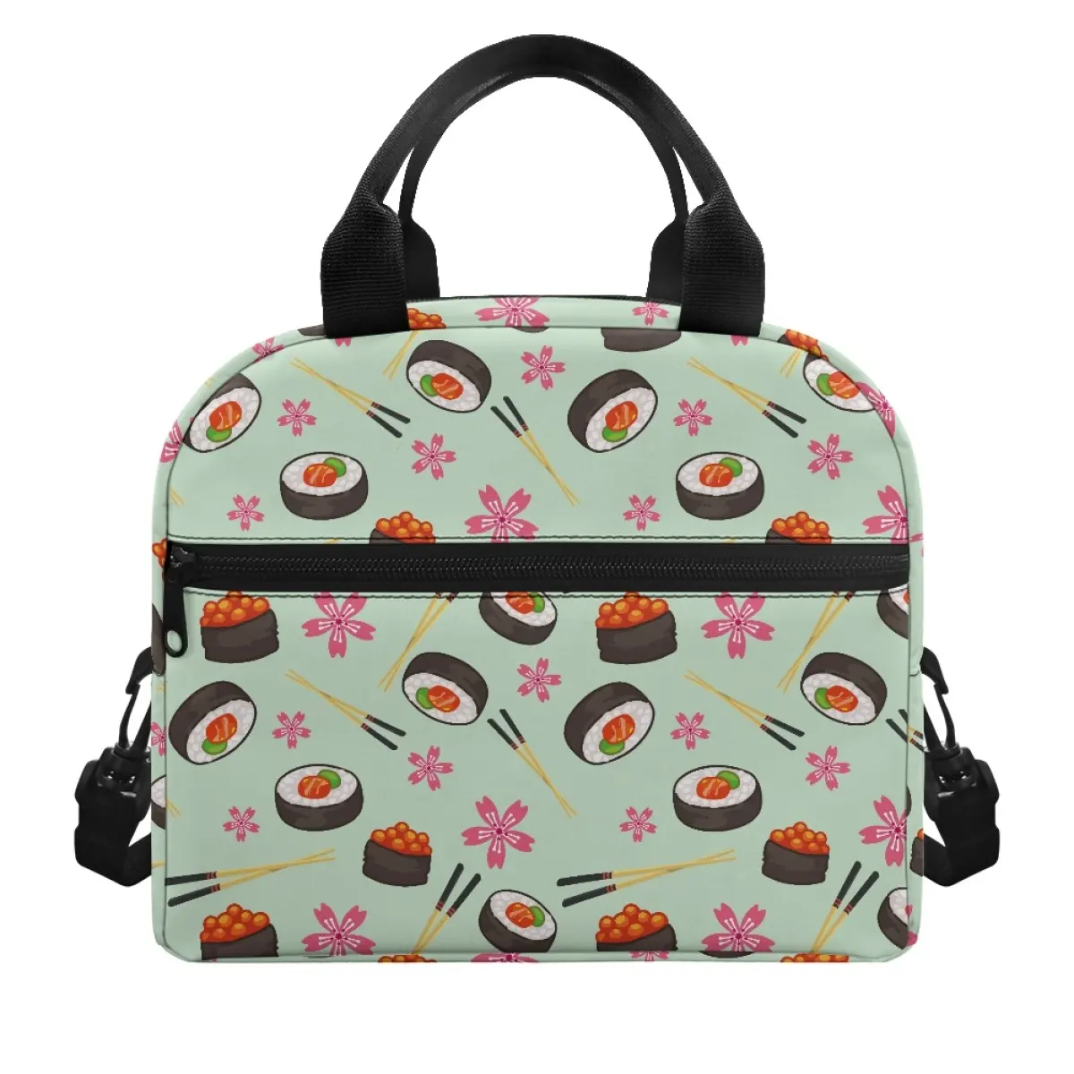 Lunch Bag personalizzato Lunch Box riutilizzabile isolato stampa su richiesta viaggi lavoro scuola Allround Pattern Picnic Lunch Handbags Case