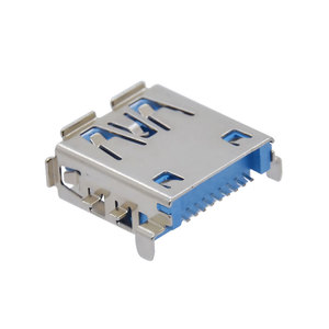 Conector hembra USB 3,0 de montaje medio Kandens, Conector de Puerto USB A de 9 pines para placa base, Conector de receptáculo tipo A para sistema integrado - Product Image 3