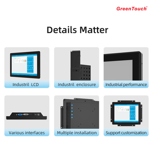 GreenTouch Monitor de pantalla táctil de marco abierto de 10,4 pulgadas Precision Touch con entradas VGA y DVI - Product Image 2