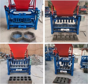 Máquina de ladrillos de elevación semiautomática Cemento con máquina de ladrillos de arena Puede agregar tolva Máquina de ladrillos de fácil funcionamiento - Product Image 4