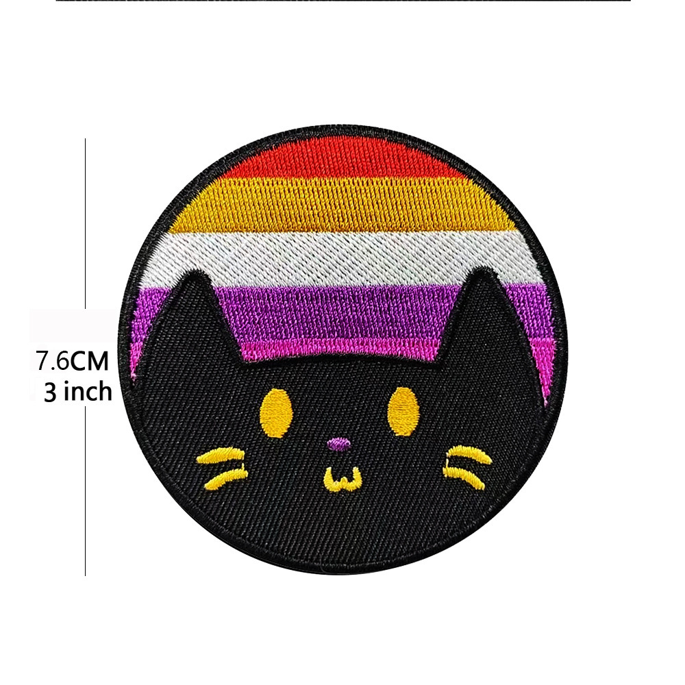 V01807-4 color striped cat (slightly chubby face)