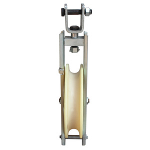 Customized SHD Series <strong>Single</strong> Sheave <strong>Stringing</strong> <strong>Block</strong> Hanging Plate Type with MC Nylon Sheave OEM Support - Product Image 4