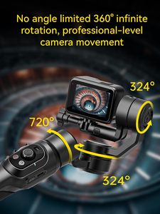 Gimbal For Go P360 ° 回転ハンドヘルドジンバル (ビデオ録画用) Gop Osmo Insta360Sonyと互換性のある3軸スタビライザー - Product Image 4