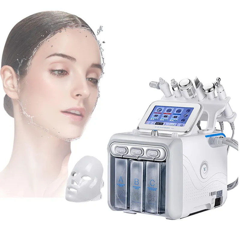 7 En 1 Salon Facial Hydrofacials Oxygen Jet Dermabrasion Machine Limpieza profunda Eliminador de arrugas Hydro Facial Machine