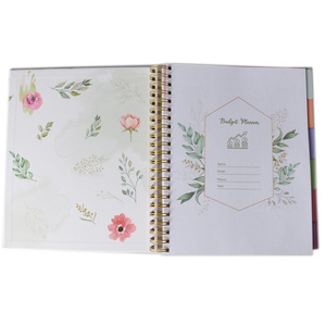 Fornitore di Planner professionale stampa personalizzata Notebook con calendario a spirale Non datato con tasca e adesivo - Product Image 5